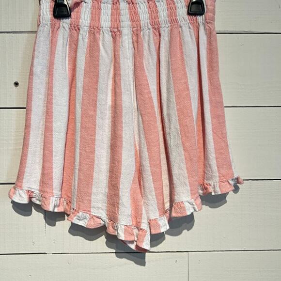 Abound Pink & White Linen Shorts- XS - Picture 4 of 4